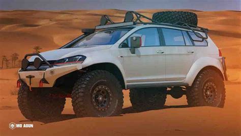 Volkswagen Golf Alltrack Becomes Sand Dune Smasher In This Rendering