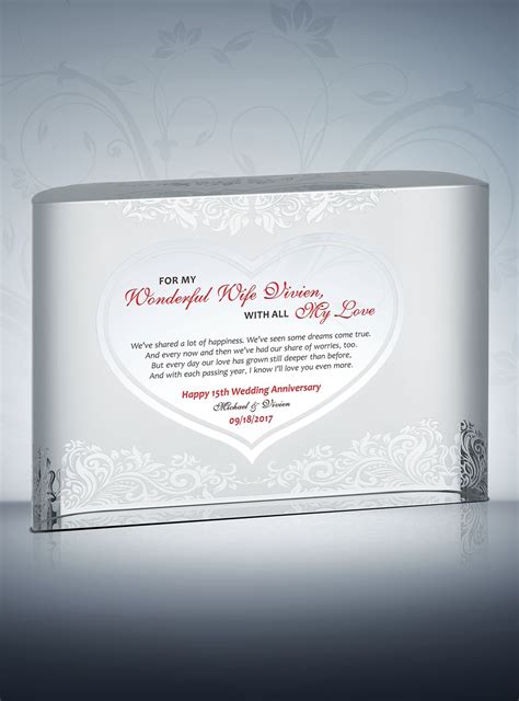 Crystal Anniversary Gift for Lovers | DIY Awards | Anniversary gifts ...