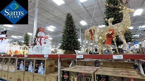 SAM'S CLUB CHRISTMAS SECTION - CHRISTMAS TREES DECORATIONS ORNAMENTS ...