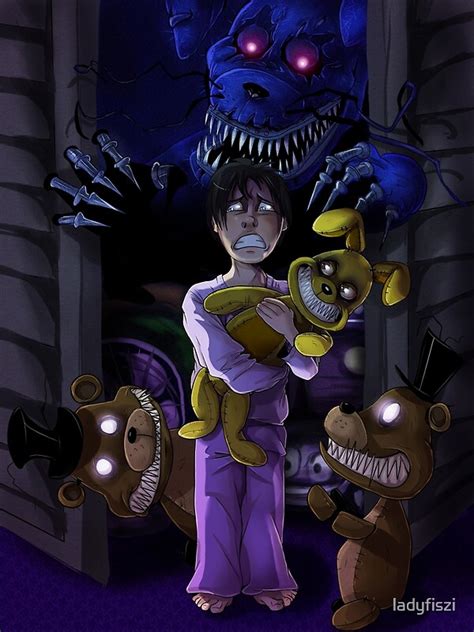 "FNAF 4 - Nightmares of a kid" Art Prints by ladyfiszi | Redbubble