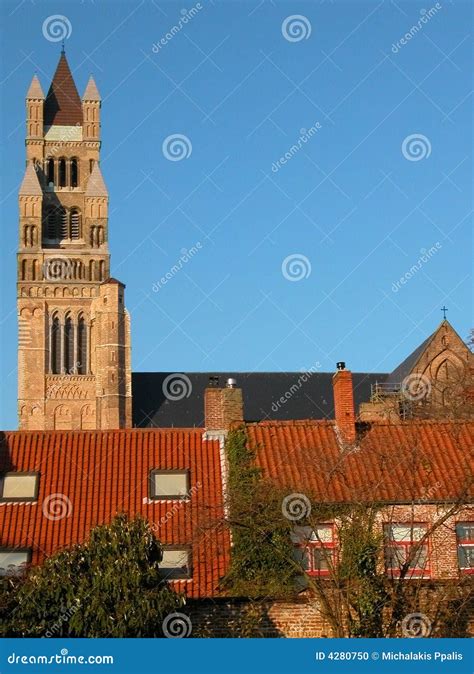 Medieval Buildings in Bruges Stock Photo - Image of buildings ...