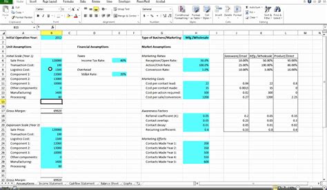 6 T Accounts Template Excel - Excel Templates