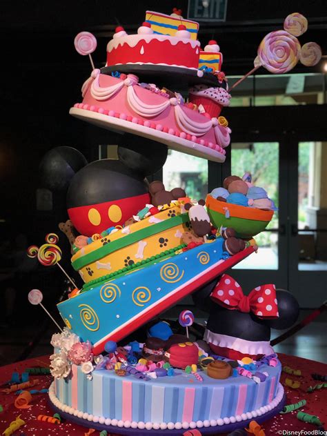 Check Out Mickey's 90th Birthday Cake in Disneyland Resort's Grand ...