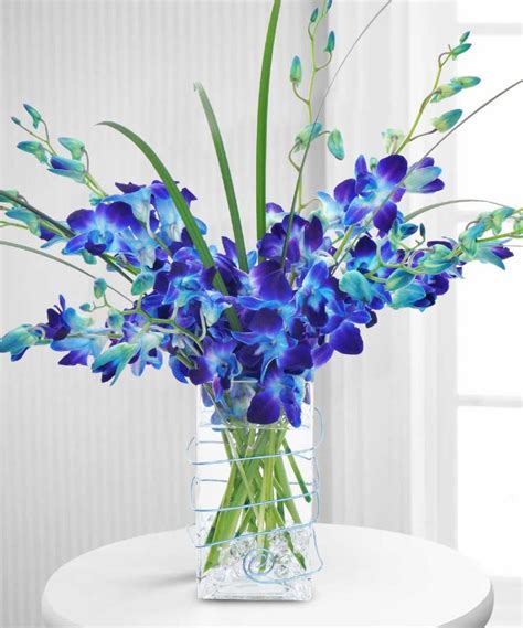 Sapphire Blue Floral Arrangements - Central Square Florist - Central ...