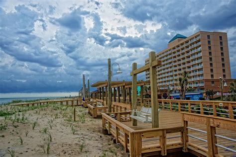 Courtyard Carolina Beach Oceanfront Exterior - Boardwalk Entrance # ...