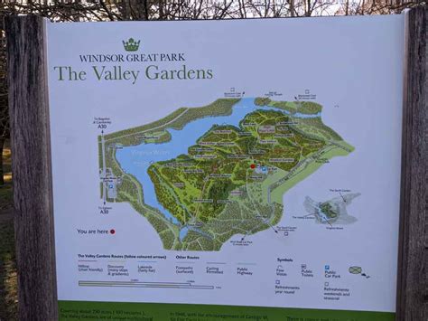 Windsor Great Park Valley Gardens Map | Fasci Garden