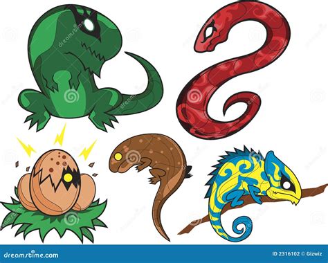 Reptile Cartoons, Illustrations & Vector Stock Images - 97181 Pictures ...