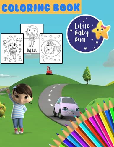 Little Baby Bum Coloring Book: Interesting coloring book suitable for ...