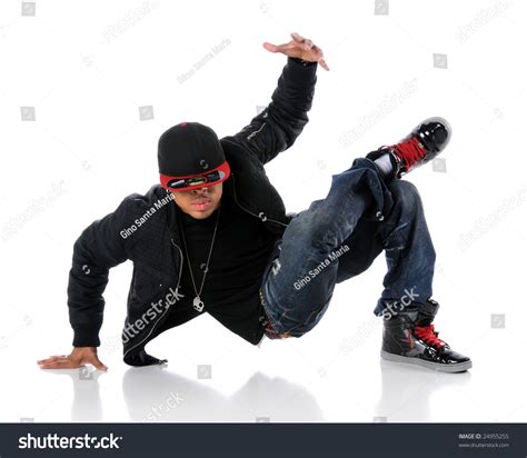 African American Hip Hop Dancer Performing Stock Photo 24955255 ...