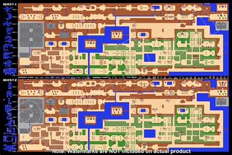 Zelda Nes Map Secrets