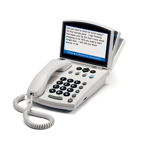 CapTel 840 Captioned Telephone - Can’t Hear on the Phone? - Weitbrecht ...