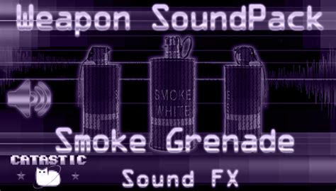 Weapon Sound Pack - Grenade: Smoke Grenade | GameDev Market