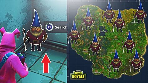 ALL 7 GNOME LOCATIONS IN FORTNITE! (Fortnite Week 7 Challenge) - YouTube