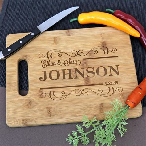 Personalized Cutting Board - Monogram Online