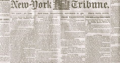 The New York Tribune in the Civil War | American Battlefield Trust