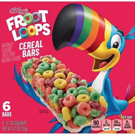 Kellogg's Froot Loops Original Cereal Bars, 4.2 oz - Shop Snacks ...