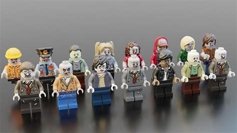 Lego Zombie pack 3D model | CGTrader