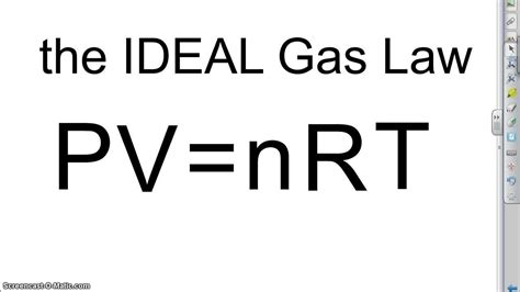 Introduction to the Ideal Gas Law Formula - YouTube