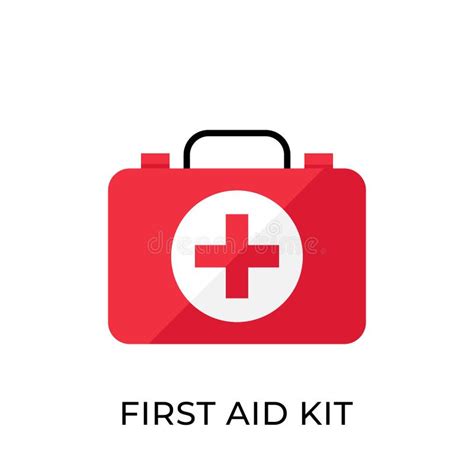 First Aid Kit Icon Vector Illustration. Medical First Aid Kit Vector ...