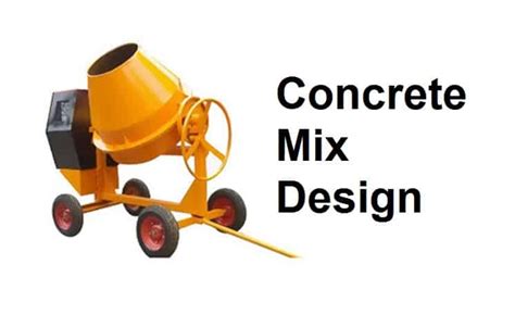 Concrete Mix Design - Design Mix Concrete & Nominal Mix Concrete