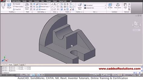 AutoCAD 3D Objects Modeling Tutorial for Beginners | AutoCAD 2010 - YouTube