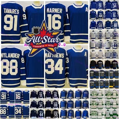 Hockey Jerseys 2024 All Star Auston Matthews John Tavares Mitchell ...