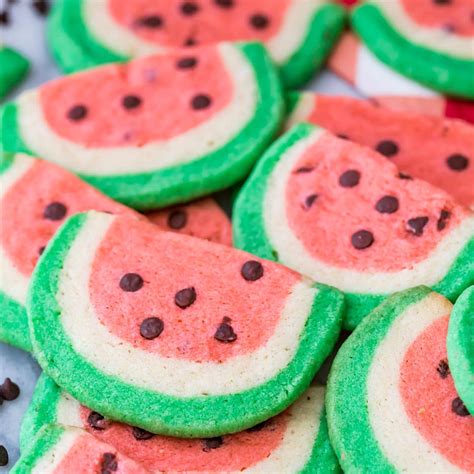 Watermelon Sugar Cookies – HouseholdCooking.com