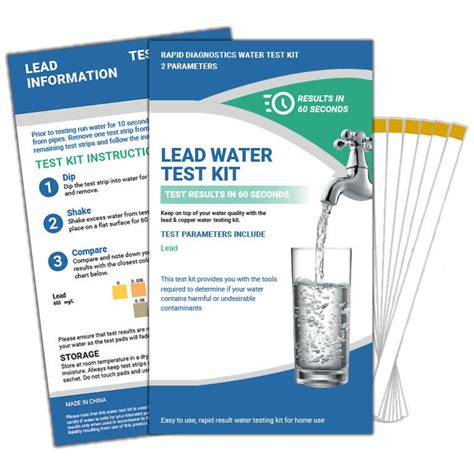 Lead Water Test Kit Strips | Allora Water Test Kits Australia