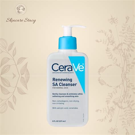 CeraVe Renewing SA Cleanser Review - Skincare Stacy