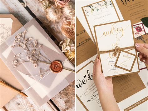 Super Guides for Trending Rustic Wedding Invitations to Save Your ...