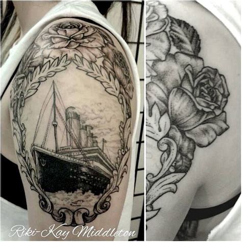 titanic | Titanic tattoo, Tattoos, Shoulder tattoos