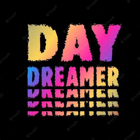 Premium Vector | Day dreamer quote coloring design vector typography ...