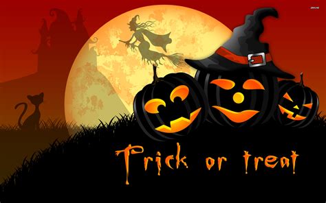 Trick Or Treat Wallpaper - WallpaperSafari