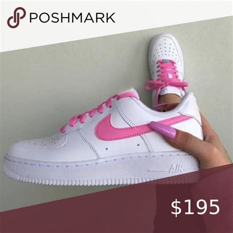 Custom pink nike Air Force 1 | Sneakers fashion outfits, Custom nike ...