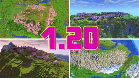 Beautiful Cherry Blossom Seeds For Minecraft (1.20.6, 1.20.1) - Java ...