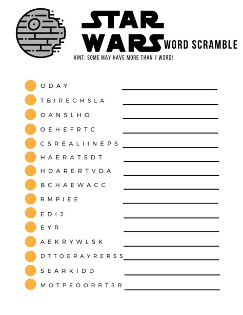 Star Wars Activity Pack For Kids (FREE Printable) - Sunshine Whispers