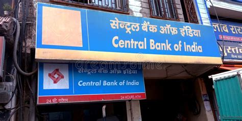 Central Bank of India Branch at District Jabalpur in India Editorial ...