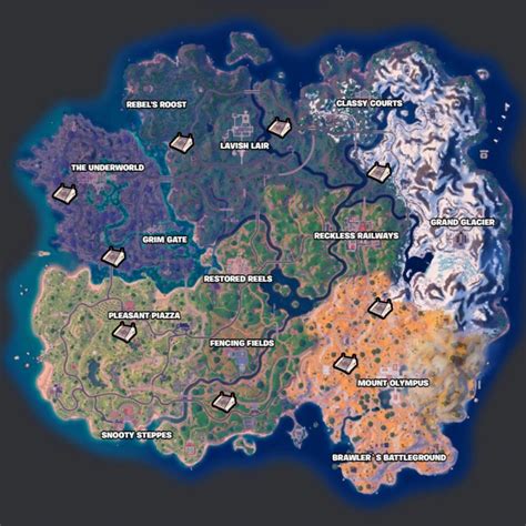 All Weapon Bunker locations in Fortnite Chapter 5 Season 2 - Dexerto