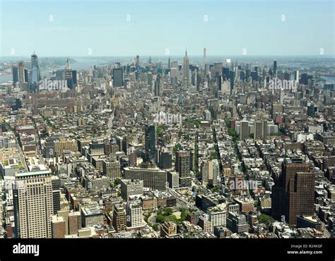 New York cityscape. Top view on New York City Stock Photo - Alamy