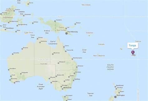 Tonga Map