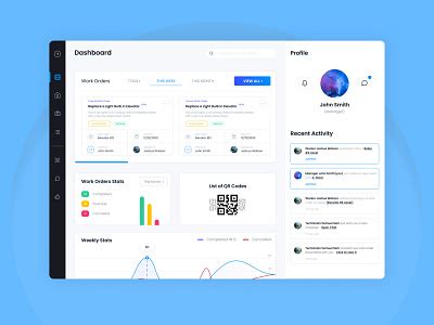 Maintenance Dashboard Web App Design by Darko ☑️ on Dribbble