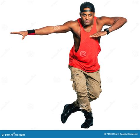 Dancer Black Man Full Isolated On White Background. PNG Available ...