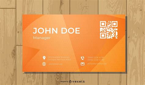 Qr Code Business Card Business Card Templates Creative