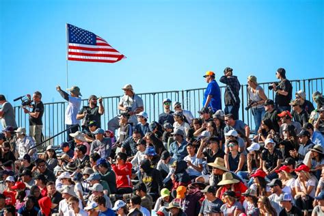 Crowd Audience in a Stadium Looking at the Event Editorial Photography ...