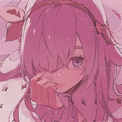 Cute Aesthetic Anime Pfp Pink