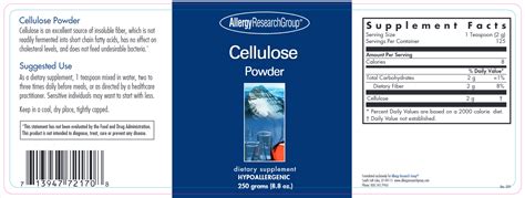 Cellulose Powder – Northeast Functional Medicine