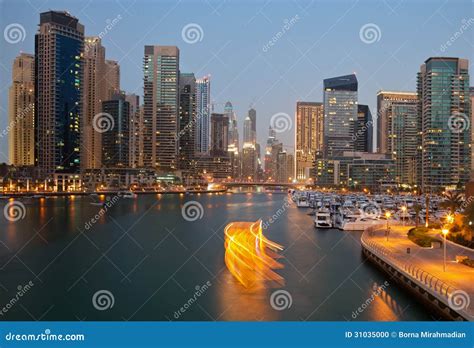 Dubai Skyline from Marina stock photo. Image of luxury - 31035000