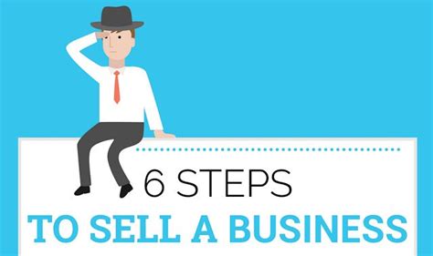 6 Steps to Sell a Business #infographic - Visualistan