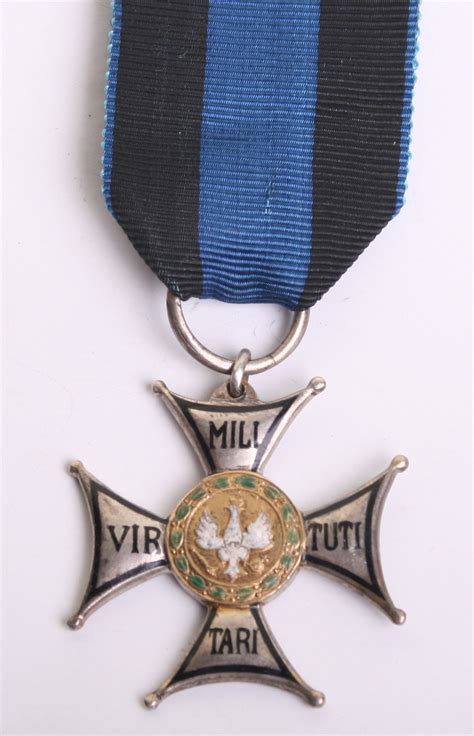 Polish Virtuti Militari Medal Awarded to Monte Cassino Casualty Captain ...