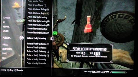 Smithing potion recipe skyrim